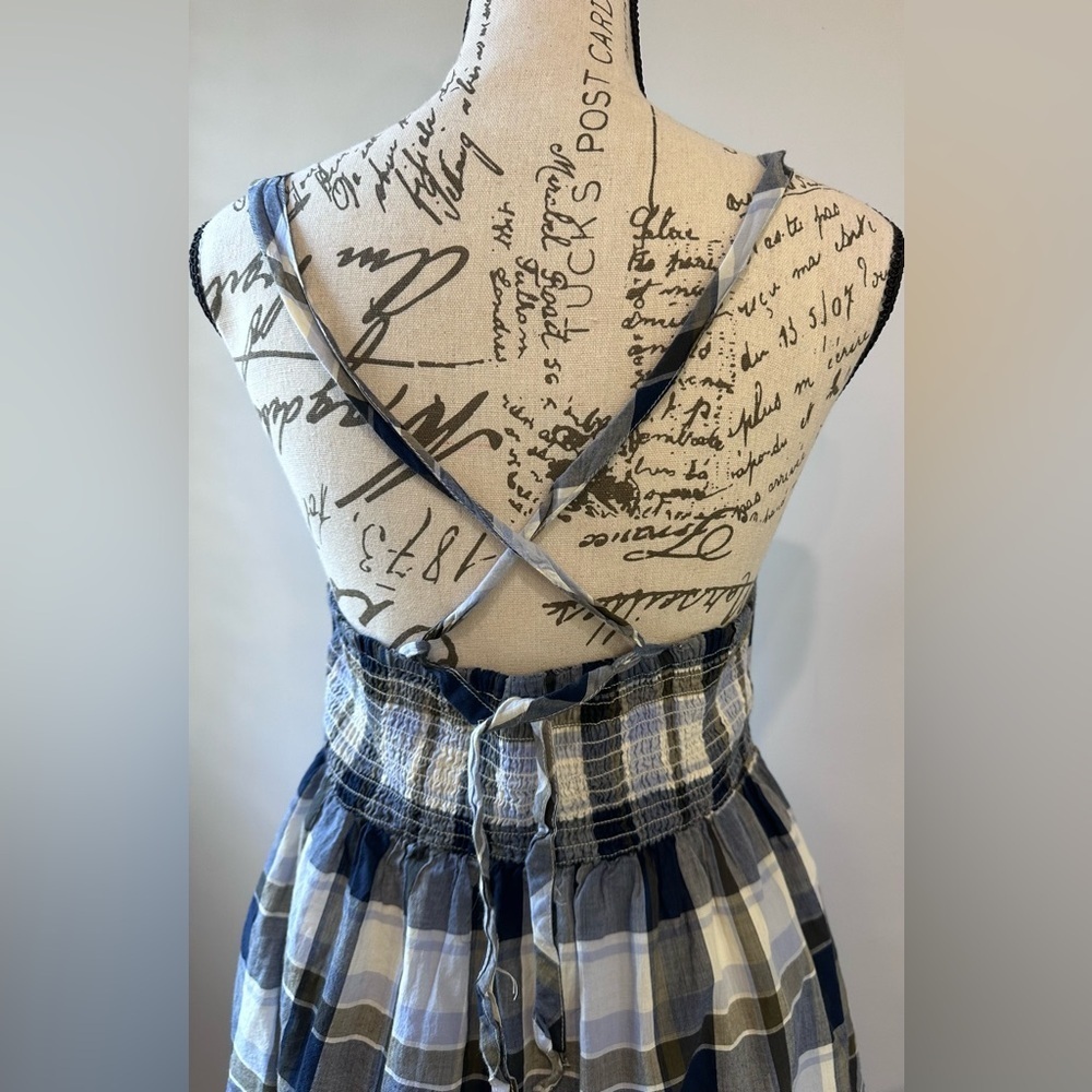 Aeropostale Plaid Halter Dress - Size Medium - Picture 8 of 16